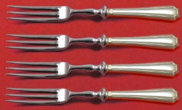 Fairfax by Durgin-Gorham Sterling Silver Fruit Fork Set 4pc HH WS Custom Made 6"