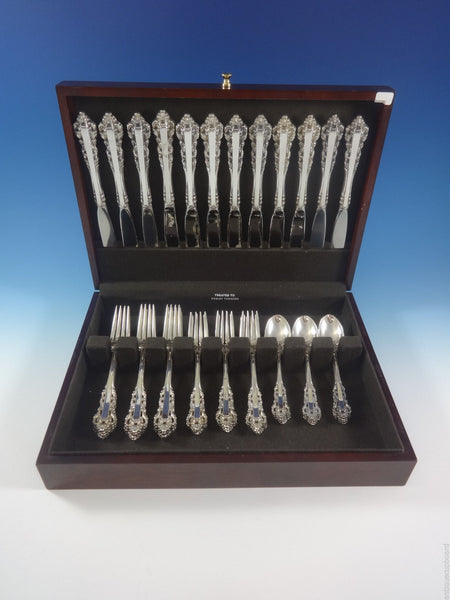 Medici New by Gorham Sterling Silver Flatware Set Service 48 Pieces