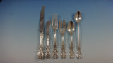 Francis I Reed & Barton Sterling Silver Flatware 8 Set 54 Pieces New Script Mks