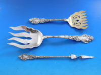 Douvaine by Unger Sterling Silver Flatware Set Service 131 Pieces Dinner Rare