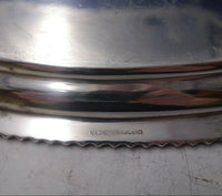 Gadroon by Unknown English Silverplate Serving Tray with Lion Crest 21" (#5935)