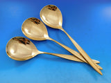 Kopenhagen Gold by Wmf 800 Silver Flatware Service 12 Dinner Set 65 Pcs Modern