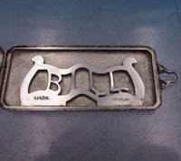 Breadner Mfg Co Sterling Silver Card Case for Stamps "BPOE Elk's Club" (#6993)