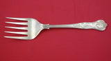 English Estate Sterling Silver Fish Serving Fork Sheffield 2006 8 3/4"