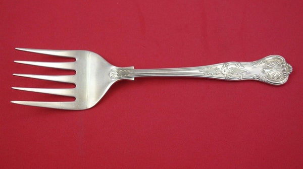 English Estate Sterling Silver Fish Serving Fork Sheffield 2006 8 3/4"