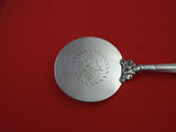 Acorn by Georg Jensen Sterling Tomato Server hammered engraved flower 8 7/8"