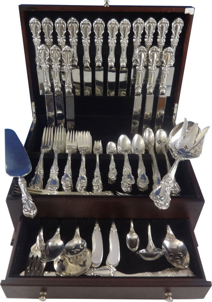 Burgundy by Reed & Barton Sterling Silver Flatware Set 18 Service 157 Pcs Dinner