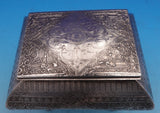 American Silverplate Tea Caddy Middle Eastern Motif Circa 1880 4 1/2" (#9261)