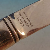 Tiffany & Co. Shiebler Sterling Silver Paper Knife Mixed Metals Bird 10 1/2"