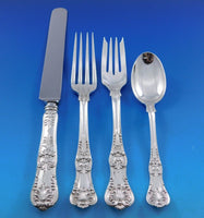 English King by Tiffany & Co Sterling Silver Flatware Set 12 Service 60 pieces