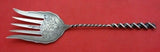 Square Twist #5 by Whiting Sterling Silver Sardine Fork Bright-Cut 6" Serving