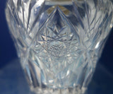 Beaded by Unknown Sterling Silver and Cut Glass Tea Caddy 4" x 3" c.1915 (#5406)