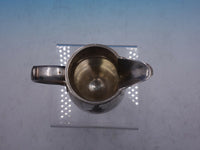Estate English Silver Three Piece Tea Set with Wood Handle and Finial (#4235)