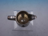 Estate English Silver Three Piece Tea Set with Wood Handle and Finial (#4235)