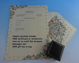 Art Deco 14k White Gold Genuine Natural Diamond Filigree Ring .10ct (#J839)