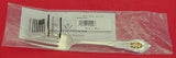 Rose Point Gold Accent by Wallace Sterling Silver Regular Fork 7" New
