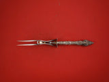 Les Six Fleurs by Reed and Barton Sterling Silver Roast Carving Fork 10 3/4"