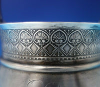 Grecian by Wood and Hughes Sterling Silver Basket w/ Handle #85 c.1869 (#5877)