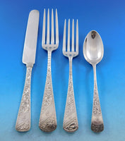 Tudor by Gorham Sterling Silver Flatware Set 12 Service 72 pcs Rare Multi-motif