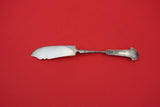 Corinthian by Gorham Sterling Master Butter flat handle brite-cut engraved 8"