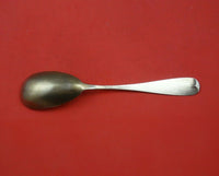 Antique Lily Engraved by Harris and Shafer Sterling Silver Berry Spoon BC 8 5/8"
