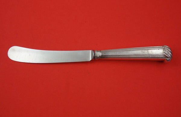 English Georgian Sterling Silver Regular Knife by MB w/ engraved boar 9"