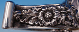 John Watson & Son English Georgian Sterling Silver Tea Set 3pc Floral (#8395)