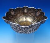 Floral by Whiting Sterling Silver Fruit Bowl #1797H 4 1/4" x 10 1/2" (#7534)