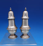 Grand Colonial Wallace Sterling Silver Salt & Pepper Shaker Pair Plain 73 7433