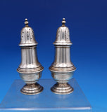 Grand Colonial Wallace Sterling Silver Salt & Pepper Shaker Pair Plain 73 7433