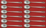 Royal Danish by International Sterling Silver Ice Cream Fork Custom Set 12 pcs
