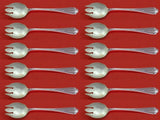 Flemish by Tiffany and Co Sterling Silver Ice Cream Fork  Set 12pc 5 7/8" Custom