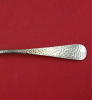 Duhme Sterling Silver Demitasse Spoon Gold Washed Hammered 4 1/2" Silverware