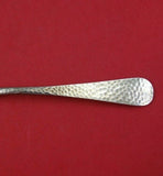 Duhme Sterling Silver Demitasse Spoon Gold Washed Hammered 4 1/2" Silverware