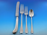Rattail Antique by Dominick & Haff Sterling Silver Flatware Set Service 72 pcs
