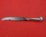 Otto Schneider German .800 Silver Regular Knife Carbon Blade w/Stag Crest 9 1/4"