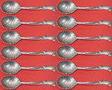 Waltz of Spring by Wallace Sterling Silver Cream Soup Spoon Set 12 pieces 6 1/8"