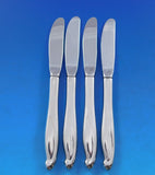 Silver Sculpture by Reed & Barton Sterling Silver Butter Spreader HH Mod Set 4