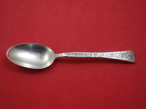 Lap Over Acid Etched by Tiffany & Co. Sterling Silver Teaspoon w/Jasmine 6"