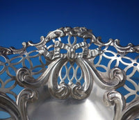 English Sterling Silver Sweet Meat Dish Pair with Bows and Flowers (#5357)