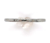 10k White Gold Thin Narrow Wedding Band Size 5 Jewelry (#J6360)