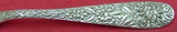 Hand Chased Rose by Schofield Sterling Silver Serving Spoon Pcd 9-Hole Original