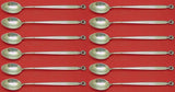 Acorn by Georg Jensen Sterling Silver Iced Tea Spoon Set 12 pcs 7 3/8"