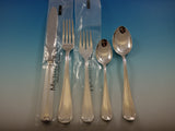 Mauriziano by Schiavon Italy Sterling Silver Flatware Set 12 Dinner 60 PC New