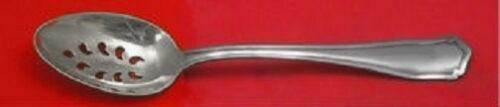Dolores by Shreve Sterling Silver Serving Spoon Pierced 9-Hole Custom 8 1/4"