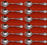 Burgundy by Reed and Barton Sterling Silver Cream Soup Spoon Set 12 pcs 6 3/8"