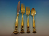Romance of the Sea Vermeil By Wallace Sterling Regular Size Place Setting(s) 4pc