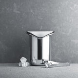 Wine & Bar by Georg Jensen Stainless Steel Ice Bucket with Ice Tongs - Vtg NOS
