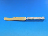 Lap Over Edge Acid Etched by Tiffany Sterling Dessert Knife GW HHAS w/ Apples