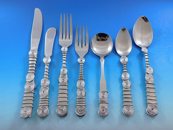 Designs from a different Dimension by Dary Rees Stainless Steel Flatware Set 44p